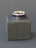 Cosmic Drift Ring – Deep Purple & Silver Cosmog-Inspired Ring