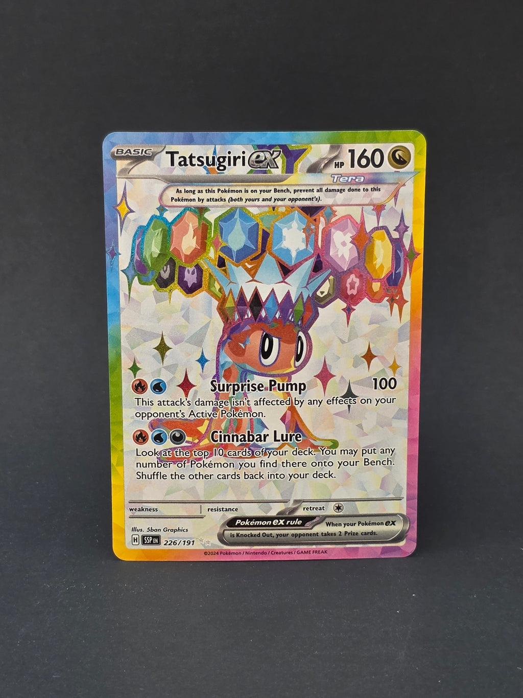 Tatsugiri ex card (#226/191) Ultra Rare. Scarlet & Violet—Surging Sparks