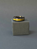 Midnight Eclipse Ring – Black & Gold Umbreon-Inspired Ring
