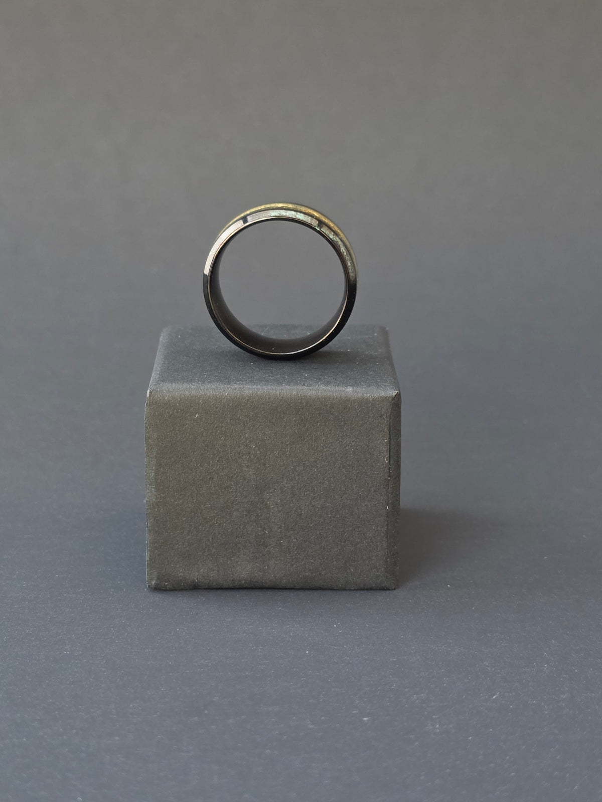 Cosmic Drift Ring – Deep Purple & Silver Cosmog-Inspired Ring