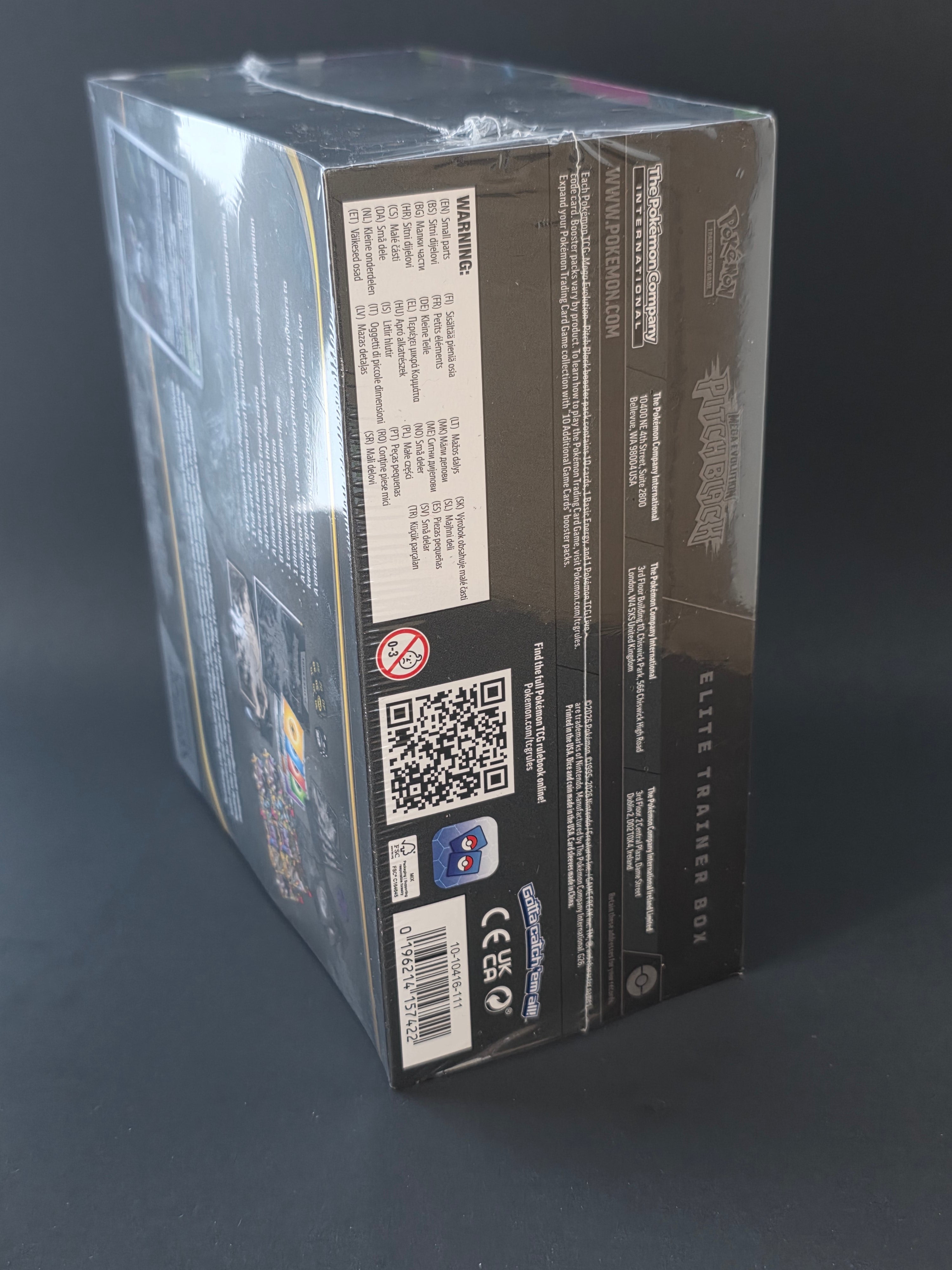 Pokémon TCG: Mega Evolution—Pitch Black Elite Trainer Box — Sealed