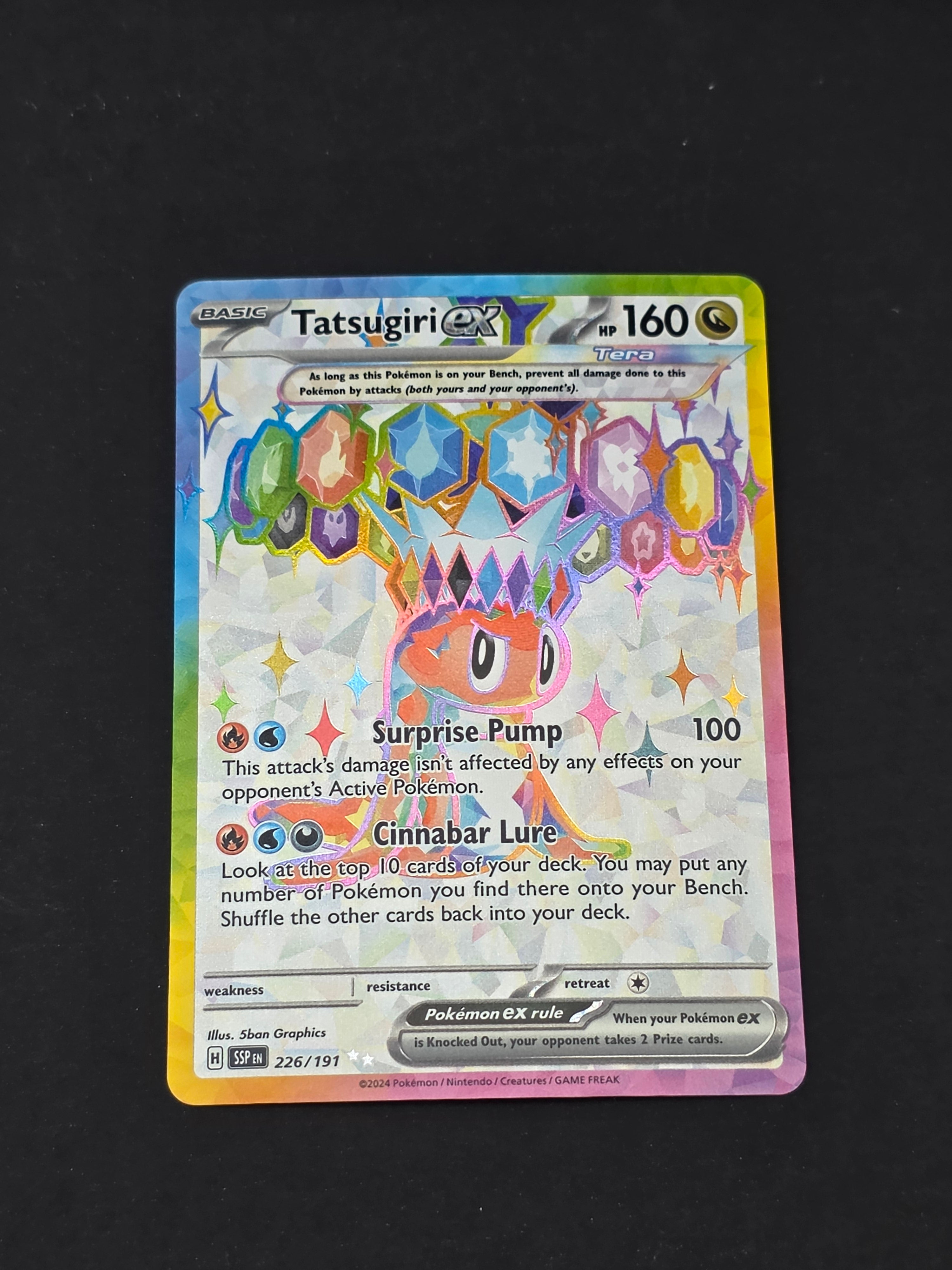 Tatsugiri ex card (#226/191) Ultra Rare. Scarlet & Violet—Surging Sparks
